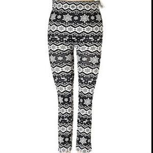 Westloop Fleece Leggings Size Medium/Large NWOT